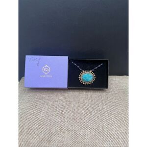 Rarities by Carol Brodie Turquoise & Blue Gemstone Pendant Necklace Collector’s